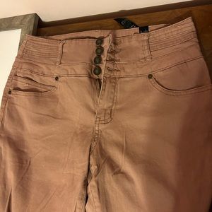 Mauve high waisted skinny jeans